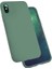 Apple iPhone x Kılıf Htstore Zore Silk Silikon-Koyu Yeşil 1