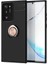 Galaxy Note 20 Ultra Kılıf Htstore Zore Ravel Silikon-Siyah-Rose Gold 1