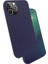 Apple iPhone 12 Pro Kılıf Htstore Zore Silk Silikon-Lacivert 1