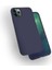 Apple iPhone 11 Pro Max Kılıf Htstore Zore Silk Silikon-Lacivert 1