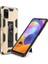 Galaxy A31 Kılıf Htstore Zore Volve Kapak-Gold 1