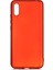 Xiaomi Redmi 9A Kılıf Htstore Zore Premier Silikon-Kırmızı 1