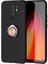 Xiaomi Redmi 9 Kılıf Htstore Zore Ravel Silikon-Siyah-Rose Gold 1