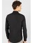 Slim Fit Dar Kesim Küçük Yaka Düz Erkek Gömlek 4