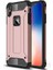 Apple iPhone Xs Max 6.5 Kılıf Htstore Zore Crash Silikon-Rose Gold 1