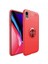 Apple iPhone Xr 6.1 Kılıf Htstore Zore Ravel Silikon-Kırmızı 1