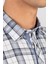 Slim Fit Kısa Kol Ekose Çift Cep Kapaklı Teksas Model Erkek Gömlek 4