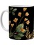 Black Flower Mousepad ve Kupa Hediye Seti 2