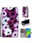Xiaomi Redmi İçin Not 9 / 10X 4G Çapraz Doku Kılıfı Chrysantemum Pembe Beyaz Mor (Yurt Dışından) 4