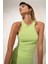 Slim Fit Dar Kesim Halter Yaka Pötikareli Atlet X8303AZ22SM 2