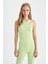 Slim Fit Dar Kesim Halter Yaka Pötikareli Atlet X8303AZ22SM 6