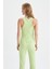 Slim Fit Dar Kesim Halter Yaka Pötikareli Atlet X8303AZ22SM 8