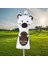 Golf Kulübü Kafa Kapak Brown Bear Pu Deri Sürücü Hibrid Fairway Kapak Fw (Yurt Dışından) 4