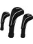 3 Adet Golf Kulübü Başkanı Sürücü Kapakları 1 3 5 Fairway Woods Headcover ile Etiketler Siyah (Yurt Dışından) 1