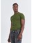Bd Straight Slim-Fit Likralı Tişört Haki 1