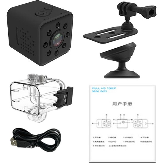 Enjoybuy 1080 P Full Hd SQ23 Mini Dv Kamera Araba Araç Video Siyah Için (Yurt Dışından)