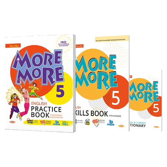 Kurmay Elt More And More 5. Sınıf English Practice Book + Skills Book