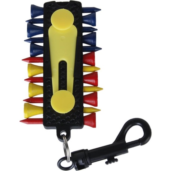 Catrne Golf Tee Caddy Kaleci Anahtar Zinciri 12 Tees 2 Top Fiyatı
