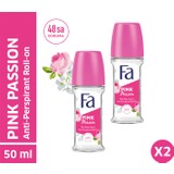 Fa Pink Passion Roll-On 50 Ml X 2 Adet