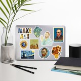 HD Sticker Van Gogh Temalı Notebook Laptop Tablet Sticker