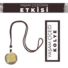 Zeynep Büyükbay Yaşam Çiçeği Organit Çakra Doğal Taş Kolye