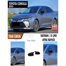 Ebal Oto Toyota Corolla Batman Yarasa Ayna Kapağı Piano Black 2018 Sonrası