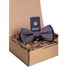 Kravatkolik Gri Kum Desen Papyon P1083