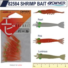 Owner 82584 Shrimp Bait Lrf Silikonu 3 cm