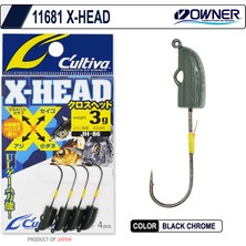 Cultiva 11681 X-Head Lrf Jighead