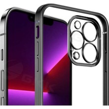 Desingshop Iphone 13 Pro Max Uyumlu Kılıf Şeffaf Berrak Kamera Korumalı Renkli Yumuşak