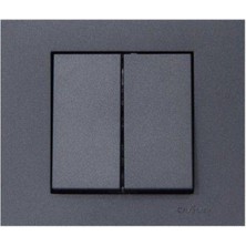 Ovivo Grano Metalik Füme Komütatör Anahtar