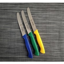 Solingen Rıtter Tırtıklı Sebze ve Doğrama Bıçağı Mavi-Yeşil-Sarı 3'lü