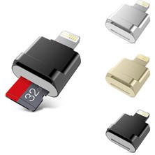 Streak iPhone Lightning Micro Sd Tf Hafıza Kart Okuyucu Mini Otg Adaptör