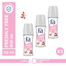 Fa Freshly Free Greyfurt & Liçi Roll-On X 3 Adet