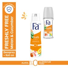 Fa Freshly Free Salatalık & Kavun Roll-On 50 Ml + Deosprey 150 Ml