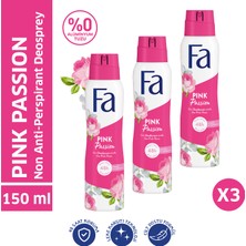 Fa Pink Passion Deosprey X 3 Adet