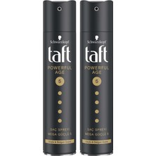 Taft Powerful Age ( İnce Ve Zayıflamış Saçlar Için ) Sprey 250 Ml X 2 Adet