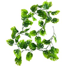 Nettenevime Yapay Sarmaşık Dolanabilen Monstera 180CM Dekoratif Plastik Yapay Çiçek