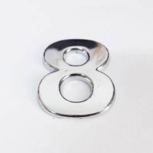 Cemax Italik 8 Rakamı 5 cm Saten Yapışkanlı