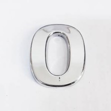 Cemax Italik 0 Rakamı 5 cm Saten Yapışkanlı