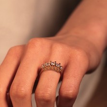 Adil Idil Kuyumculuk Kenarları Işlemeli Sade Beştaş