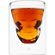 Jumbo Glory 2 li Double Wall Çift Cidarlı Skull Büyük Bardak 250 ml
