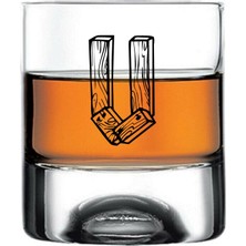 Paşabahçe U Harfi Yazılı Holiday Viski Bardağı