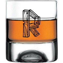 Paşabahçe R Harfi Yazılı Holiday Viski Bardağı