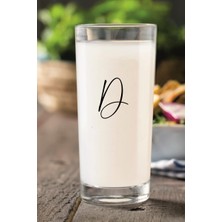 Paşabahçe Çıkmayan Baskılı D Harfli Rakı Bardağı Kadehi