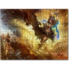 Cakapuzzle Afrikalı Tanrıça ve Kadın Savaşçı 120 Parça Puzzle Yapboz Mdf (Ahşap)