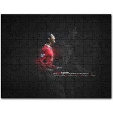 Cakapuzzle Cristiano Ronaldo Şeffaf Yansıma Arkaplan 120 Parça Puzzle Yapboz Mdf (Ahşap)