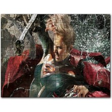 Cakapuzzle Adaletsizlik Iki Supergirl Battles Superman Görseli 120 Parça Puzzle Yapboz Mdf (Ahşap)