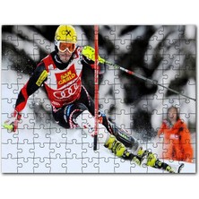 Cakapuzzle Marcel Hirscher Spor Kayak 120 Parça Puzzle Yapboz Mdf (Ahşap)