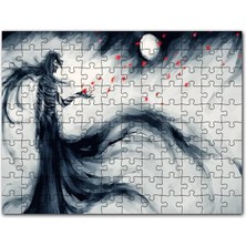 Cakapuzzle Mugetsu Ichigo Sanat Görseli 120 Parça Puzzle Yapboz Mdf (Ahşap)